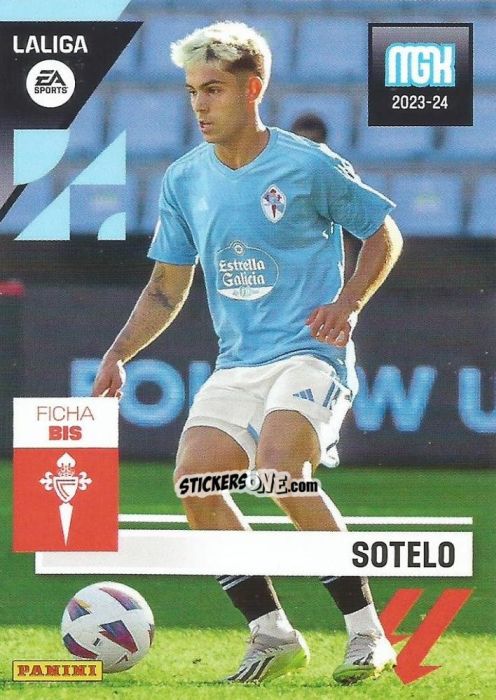 Figurina Sotelo - LaLiga 2023-2024. Megacracks n. 155BIS - Panini