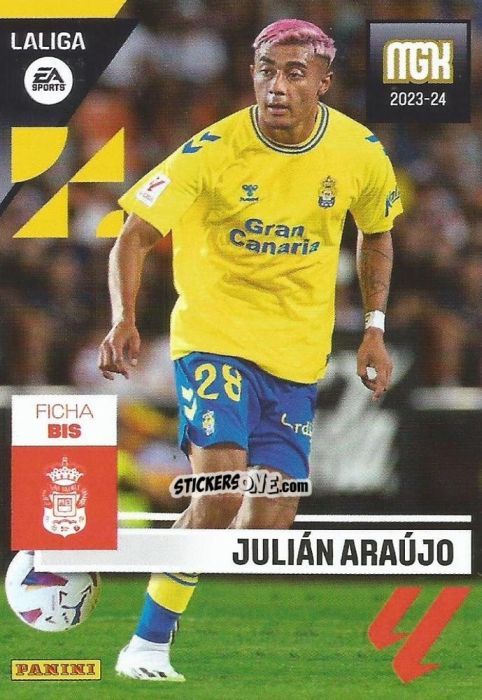 Figurina Julian Araujo - LaLiga 2023-2024. Megacracks n. 220BIS - Panini