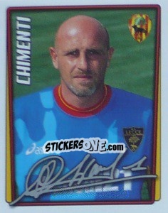 Figurina Antonio Chimenti - Calcio 2001-2002 n. 191 - Merlin