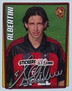 Sticker Demetrio Albertini - Calcio 2001-2002 n. 222 - Merlin