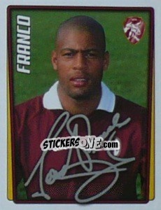 Sticker Jose Franco - Calcio 2001-2002 n. 343 - Merlin