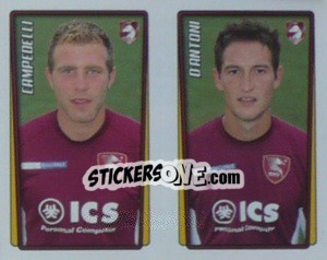 Cromo Campedelli / D'Antoni  - Calcio 2001-2002 n. 541 - Merlin