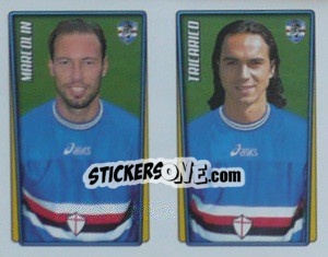 Sticker Marcolin / Tricarico  - Calcio 2001-2002 n. 549 - Merlin