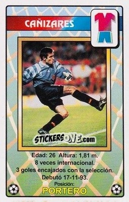 Figurina Cañizares - Juega con la Selección Española de fútbol 1996
 n. 2 - HERACLIO FOURNIER
