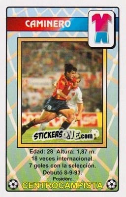 Figurina Caminero - Juega con la Selección Española de fútbol 1996
 n. 20 - HERACLIO FOURNIER
