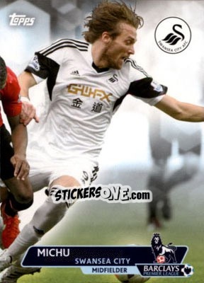 Figurina Michu - Premier Gold 2013-2014 n. 85 - Topps