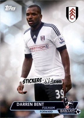 Figurina Darren Bent - Premier Gold 2013-2014 n. 135 - Topps