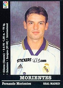 Figurina Morientes - Liga Spagnola 2000-2001 n. 83 - Panini