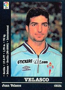 Figurina Velasco - Liga Spagnola 2000-2001 n. 105 - Panini