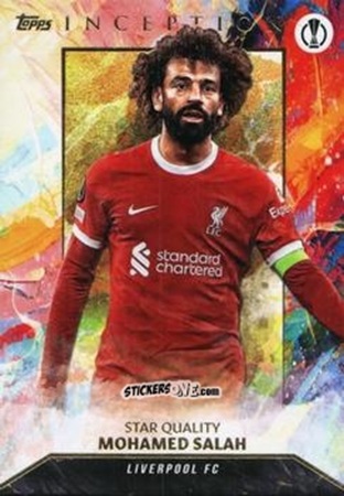 Cromo Mohamed Salah - Inception Uefa Club Competitions 2022-2023 n. 87 - Topps