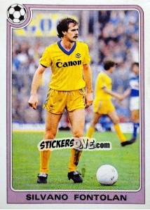 Sticker Silvano Fontolan - Supercalcio 1985-1986 n. 91 - Panini