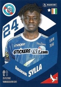 Cromo Abakar Sylla - Foot 2023-2024
 n. 409 - Panini