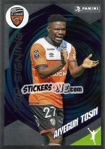 Sticker Aiyegun Tosin (Lorient) - Foot 2023-2024
 n. 163 - Panini