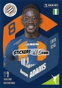 Sticker Akor Adams - Foot 2023-2024
 n. 270 - Panini