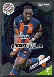 Sticker Akor Adams (Montpellier) - Foot 2023-2024
 n. 305 - Panini