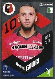 Sticker Amine Gouiri (L'As) - Foot 2023-2024
 n. 392 - Panini