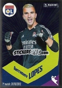 Cromo Anthony Lopes (Fidèle au Poste) - Foot 2023-2024
 n. 165 - Panini