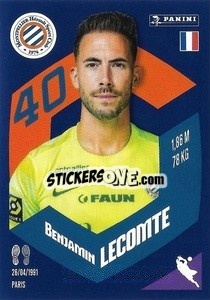 Figurina Benjamin Lecomte - Foot 2023-2024
 n. 258 - Panini