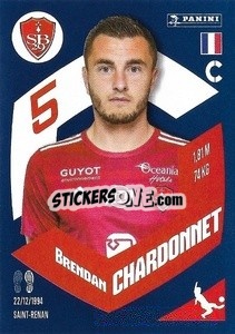 Sticker Brendan Chardonnet - Foot 2023-2024
 n. 28 - Panini