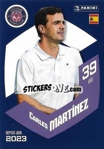Cromo Carles Martínez Novell (Toulouse) - Foot 2023-2024
 n. 19 - Panini