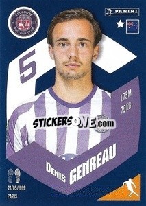 Cromo Denis Genreau - Foot 2023-2024
 n. 432 - Panini