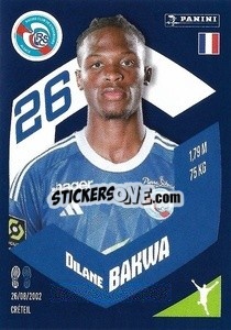 Figurina Dilane Bakwa - Foot 2023-2024
 n. 414 - Panini
