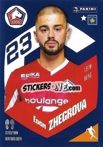 Figurina Edon Zhegrova - Foot 2023-2024
 n. 126 - Panini