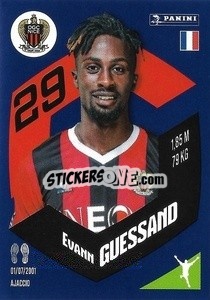 Sticker Evann Guessand - Foot 2023-2024
 n. 328 - Panini