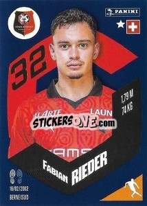Figurina Fabian Rieder - Foot 2023-2024
 n. 390 - Panini