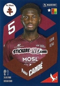 Cromo Fali Candé - Foot 2023-2024
 n. 214 - Panini