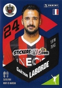 Sticker Gaëtan Laborde - Foot 2023-2024
 n. 329 - Panini