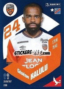 Figurina Gédéon Kalulu - Foot 2023-2024
 n. 136 - Panini