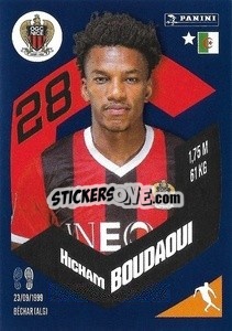 Sticker Hicham Boudaoui - Foot 2023-2024
 n. 322 - Panini