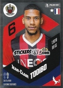 Sticker Jean-Clair Todibo (Le Roc) - Foot 2023-2024
 n. 321 - Panini