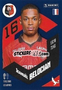 Figurina Jeanuël Belocian - Foot 2023-2024
 n. 382 - Panini