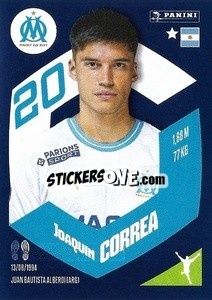 Figurina Joaquín Correa - Foot 2023-2024
 n. 204 - Panini