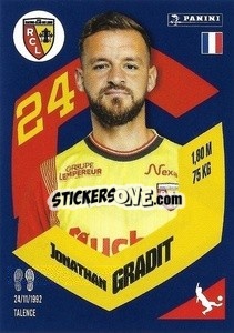 Figurina Jonathan Gradit - Foot 2023-2024
 n. 95 - Panini