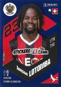 Figurina Jordan Lotomba - Foot 2023-2024
 n. 318 - Panini