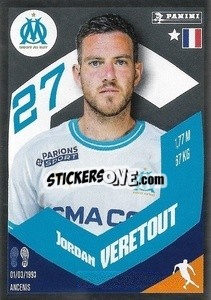 Figurina Jordan Veretout (Le Génie) - Foot 2023-2024
 n. 202 - Panini
