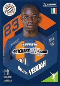 Sticker Kelvin Yeboah - Foot 2023-2024
 n. 274 - Panini