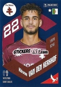 Cromo Kévin Guitoun Van Den Kerkhof - Foot 2023-2024
 n. 220 - Panini