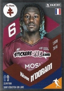 Cromo Kévin N'Doram (Le Génie) - Foot 2023-2024
 n. 224 - Panini