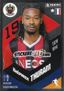 Cromo Khéphren Thuram (Le Génie) - Foot 2023-2024
 n. 325 - Panini
