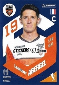 Sticker Laurent Abergel - Foot 2023-2024
 n. 142 - Panini