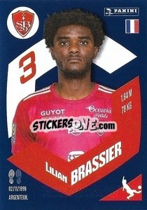 Sticker Lilian Brassier - Foot 2023-2024
 n. 27 - Panini