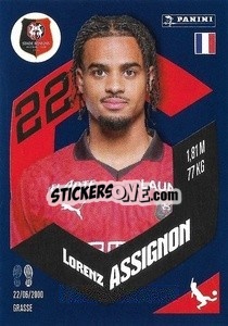 Cromo Lorenz Assignon - Foot 2023-2024
 n. 381 - Panini
