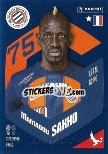 Cromo Mamadou Sakho - Foot 2023-2024
 n. 263 - Panini