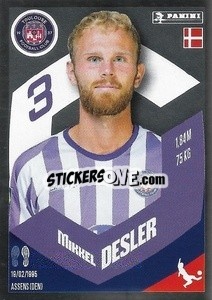 Cromo Mikkel Desler (Le Roc) - Foot 2023-2024
 n. 426 - Panini