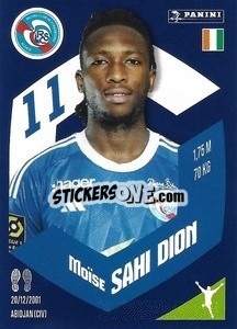 Cromo Moïse Sahi Dion - Foot 2023-2024
 n. 418 - Panini