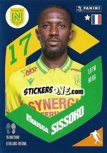 Sticker Moussa Sissoko - Foot 2023-2024
 n. 292 - Panini